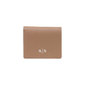 Armani Exchange — Compacte beige damesportemonnee