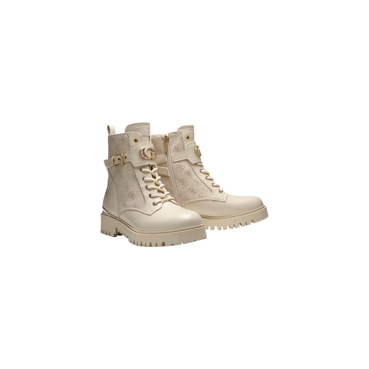 Guess — Bottes Olanna2 femme - coloris blanc — vue 3