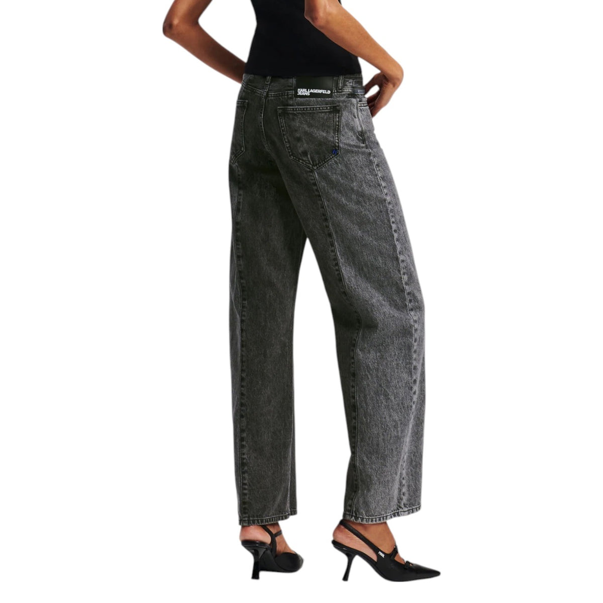 Karl Lagerfeld Jeans — Jean noir femme — vue 2