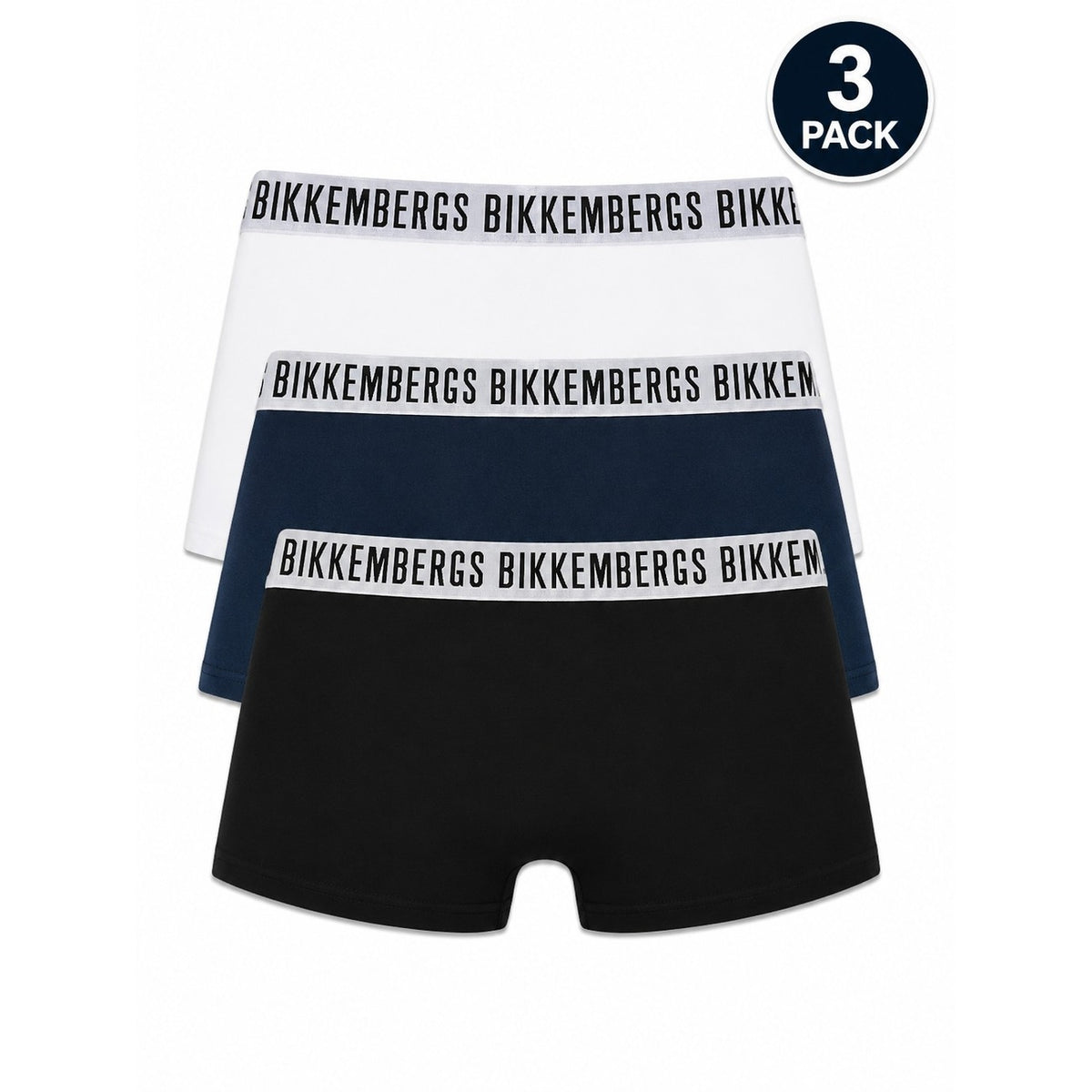 Bikkembergs — Boxers blancs homme BKK1UTR01TR — vue 2