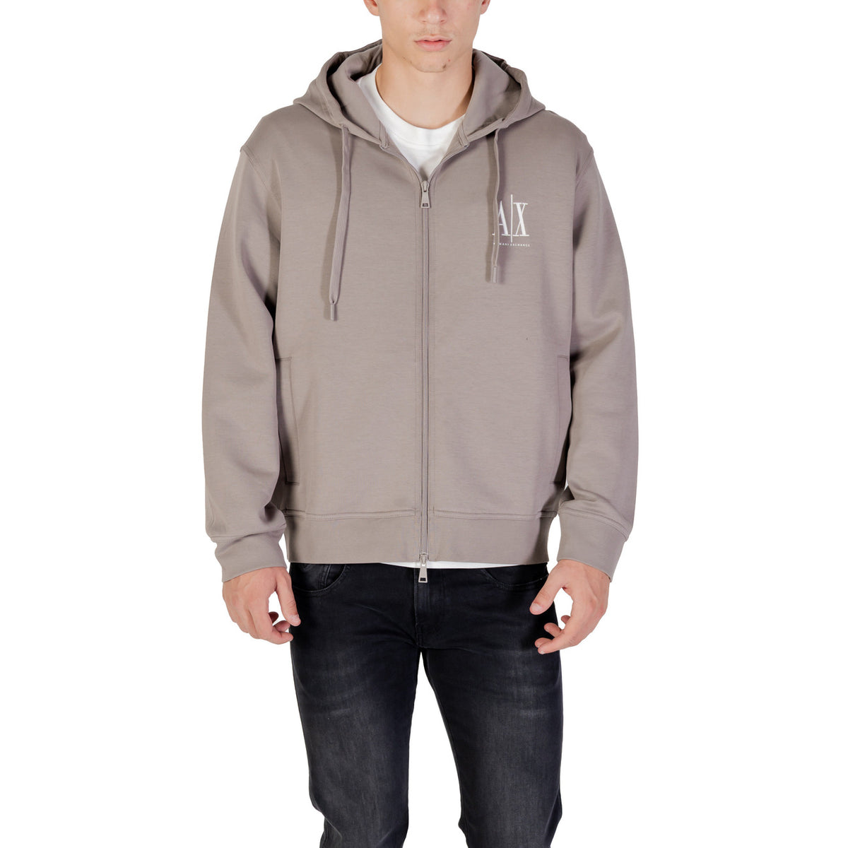 Armani Exchange — Sweat XM000371 grijs heren