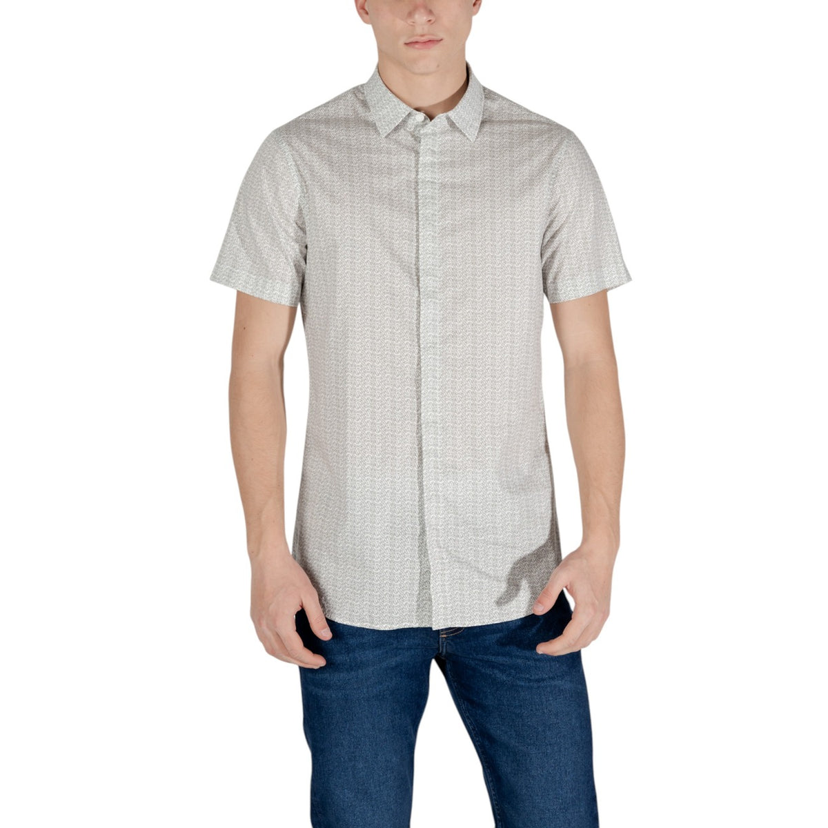 Armani Exchange — Chemise stretch XM000624 beige homme