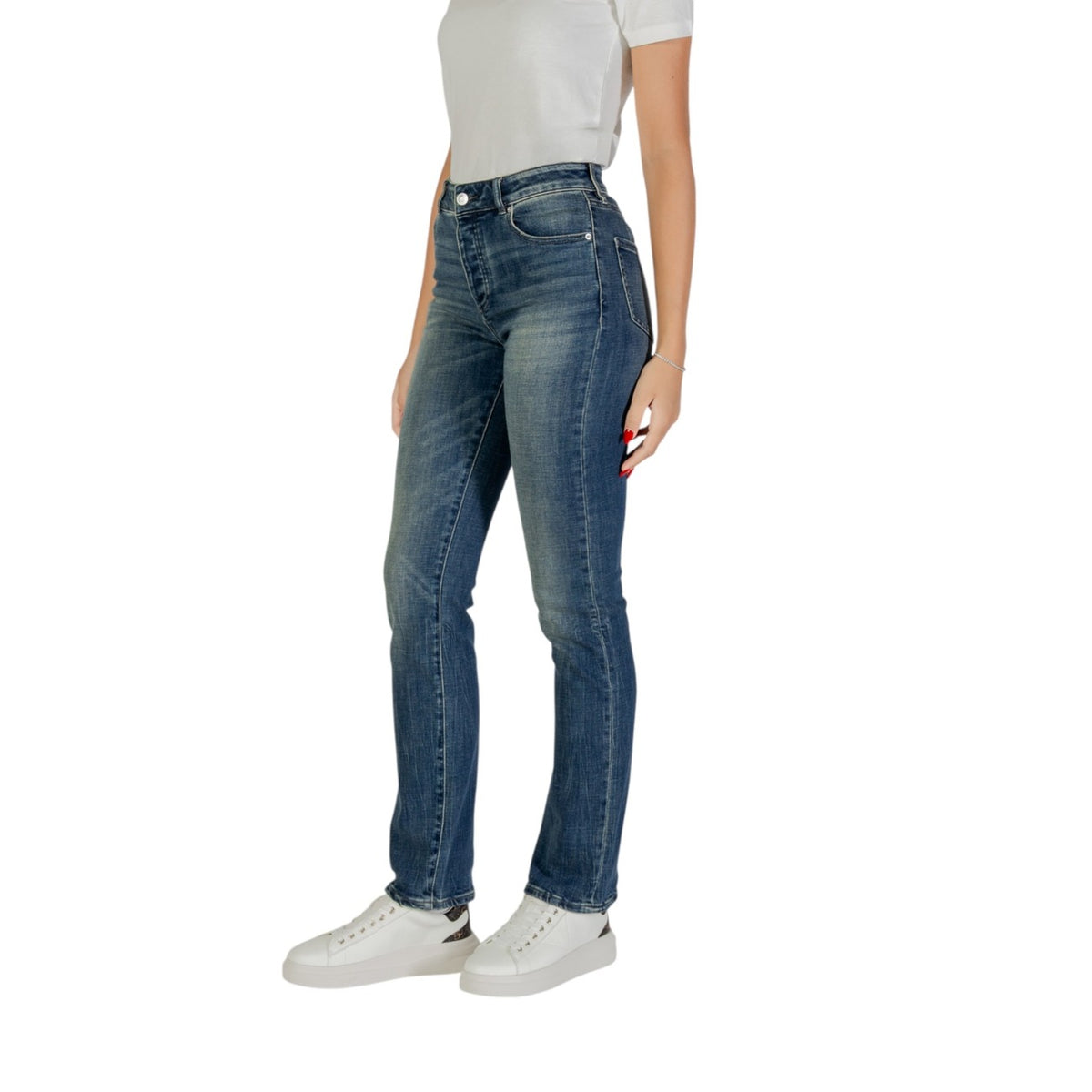 Armani Exchange — Jean stretch XW000072 bleu femme — vue 3