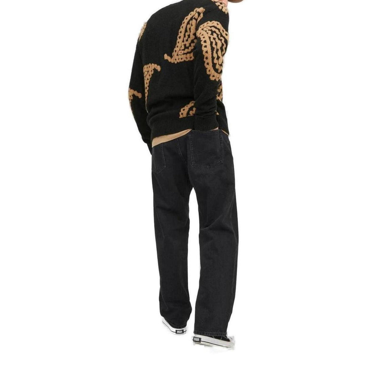 Jack & Jones — Men's black JJIALEX baggy jeans — view 4