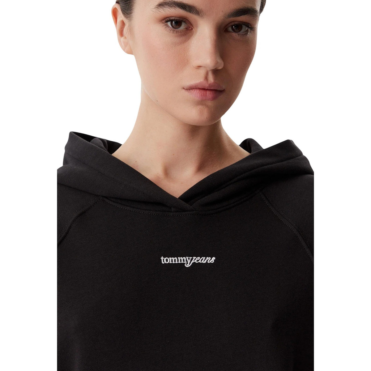 Tommy Jeans — Zwarte hoodie voor dames — afbeelding 3