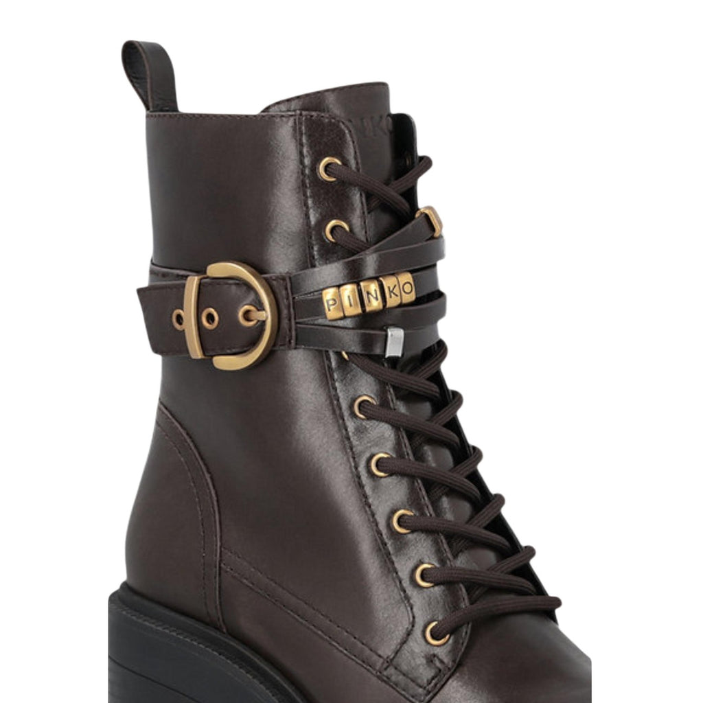 Pinko — Altea 01 women’s leather boots — view 5