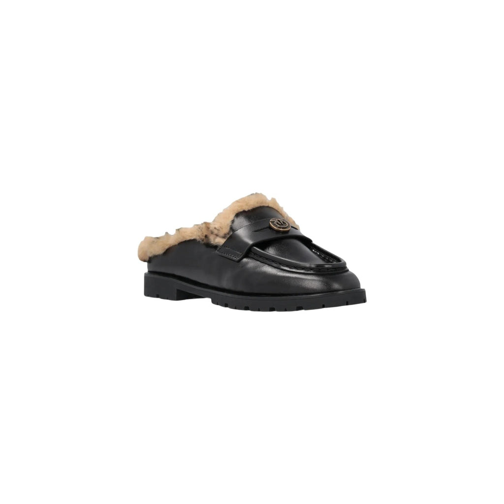 Pinko — Mules Nora 09 en cuir noir femme — vue 2