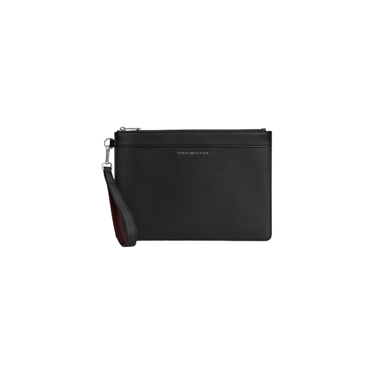 Tommy Hilfiger — Pochette Business Saffiano noire homme