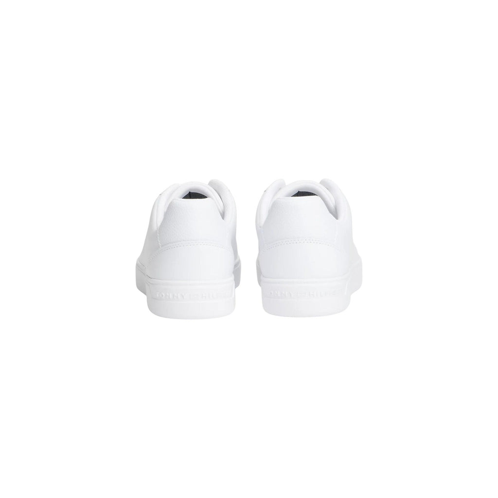 Tommy Hilfiger — Baskets blanches en cuir femme — vue 4