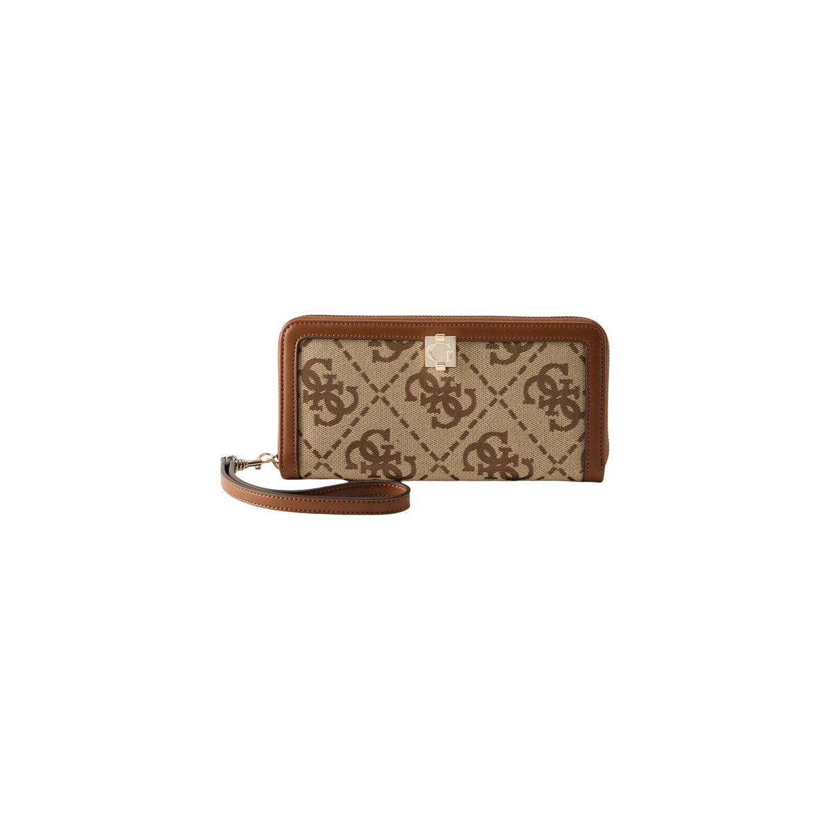 Guess — Audrey Logo SLG Lrg women's wallet - beige color