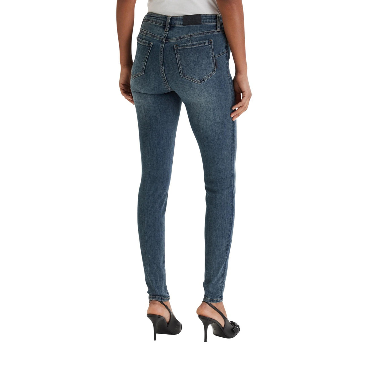 Armani Exchange — Dames stretch jeans blauw — afbeelding 3