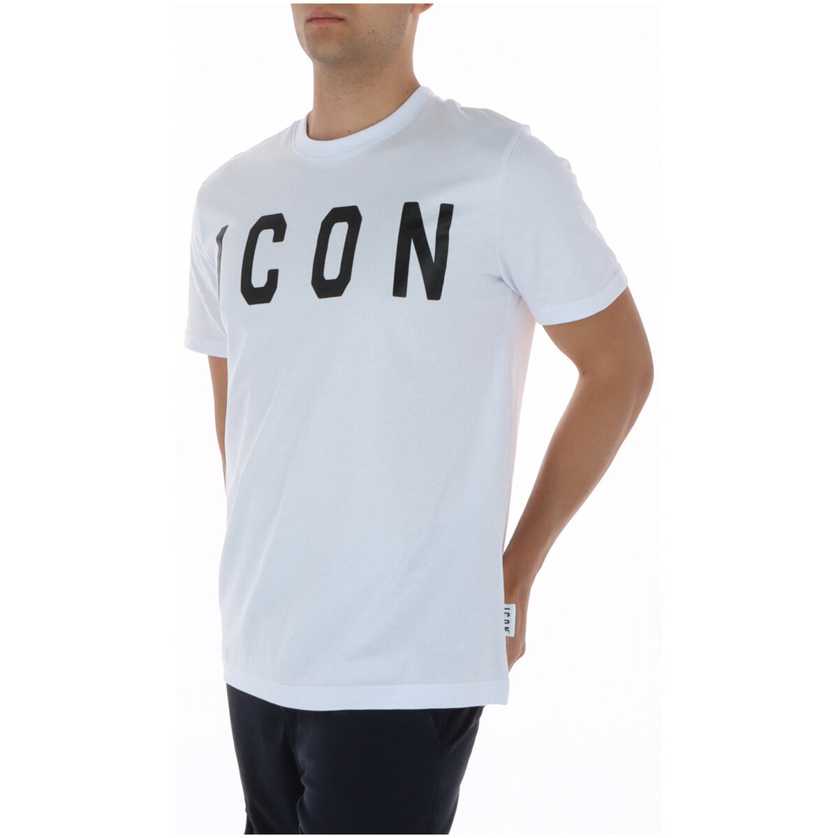 Icon — T-shirt IUT001 blanc homme — vue 3