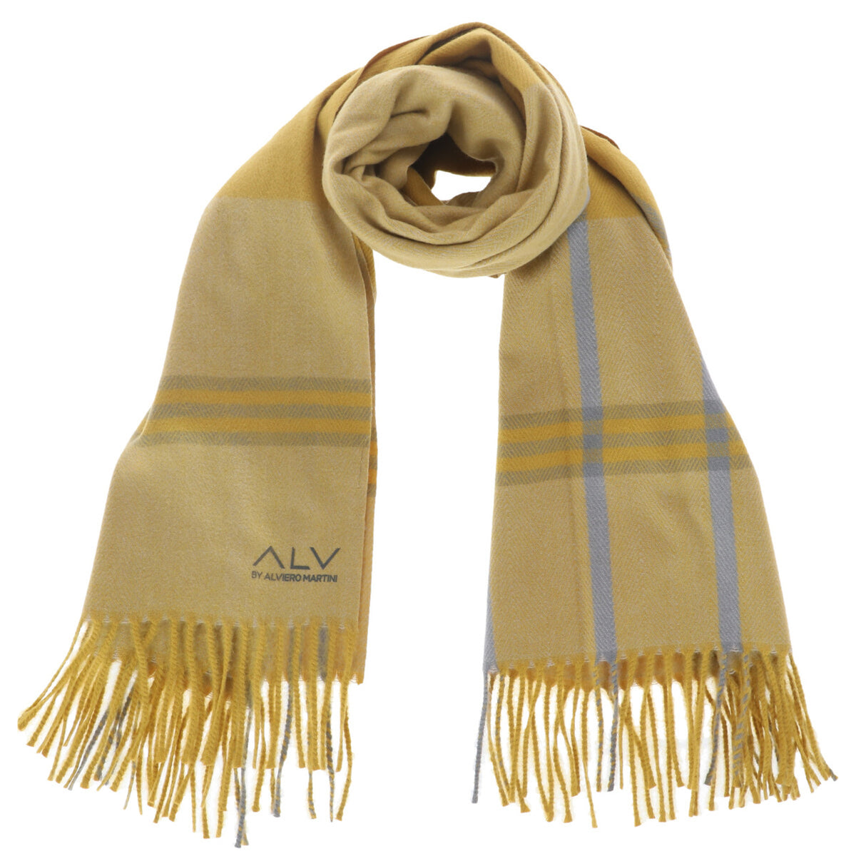 Alviero Martini Prima Classe — Écharpe jaune femme