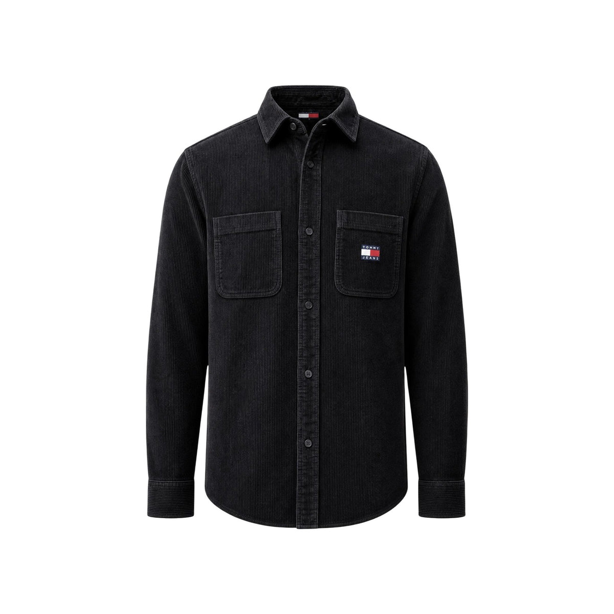 Tommy Jeans — Chemise noire col classique homme — vue 2