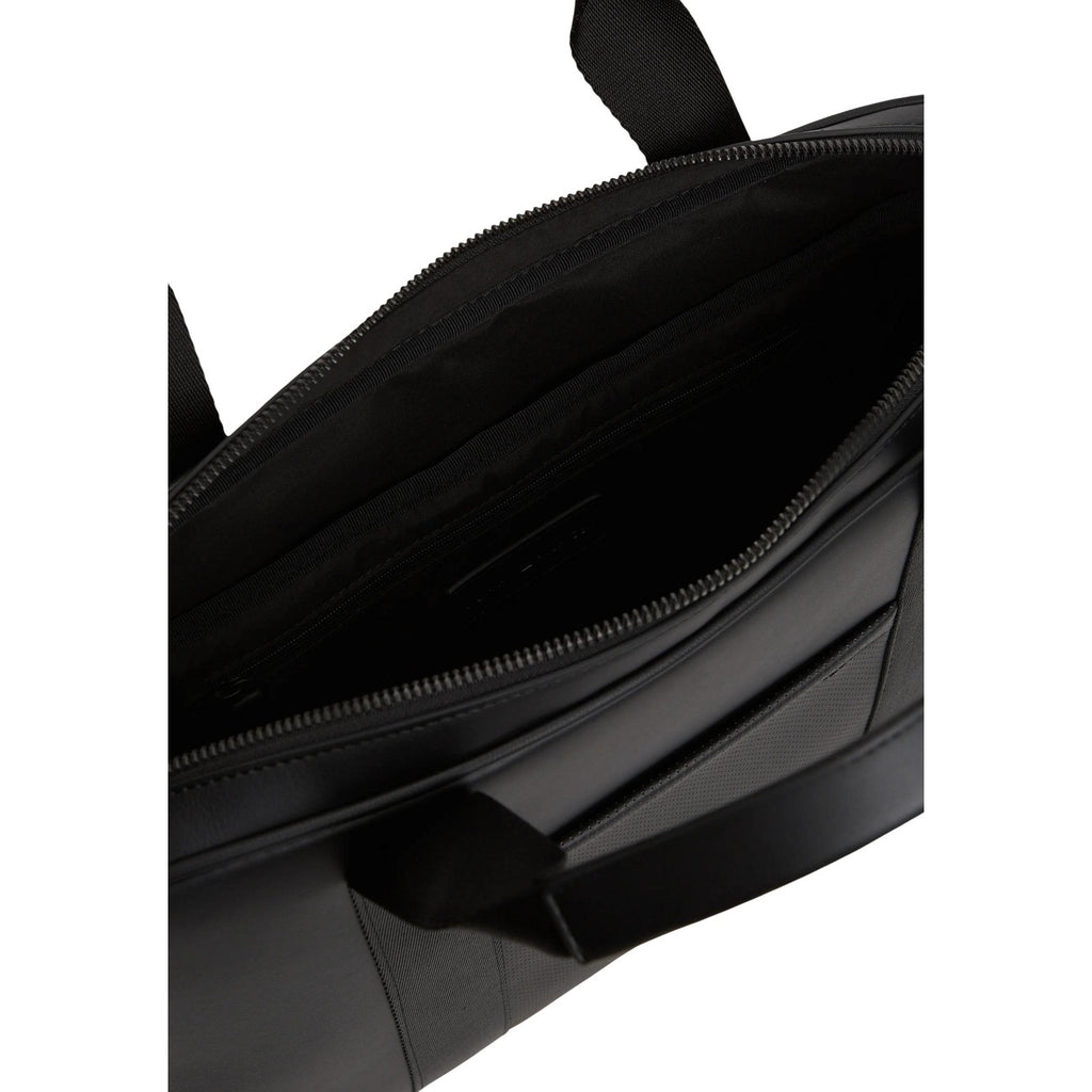 Tommy Hilfiger — Sac ordinateur Foundation noir homme — vue 4