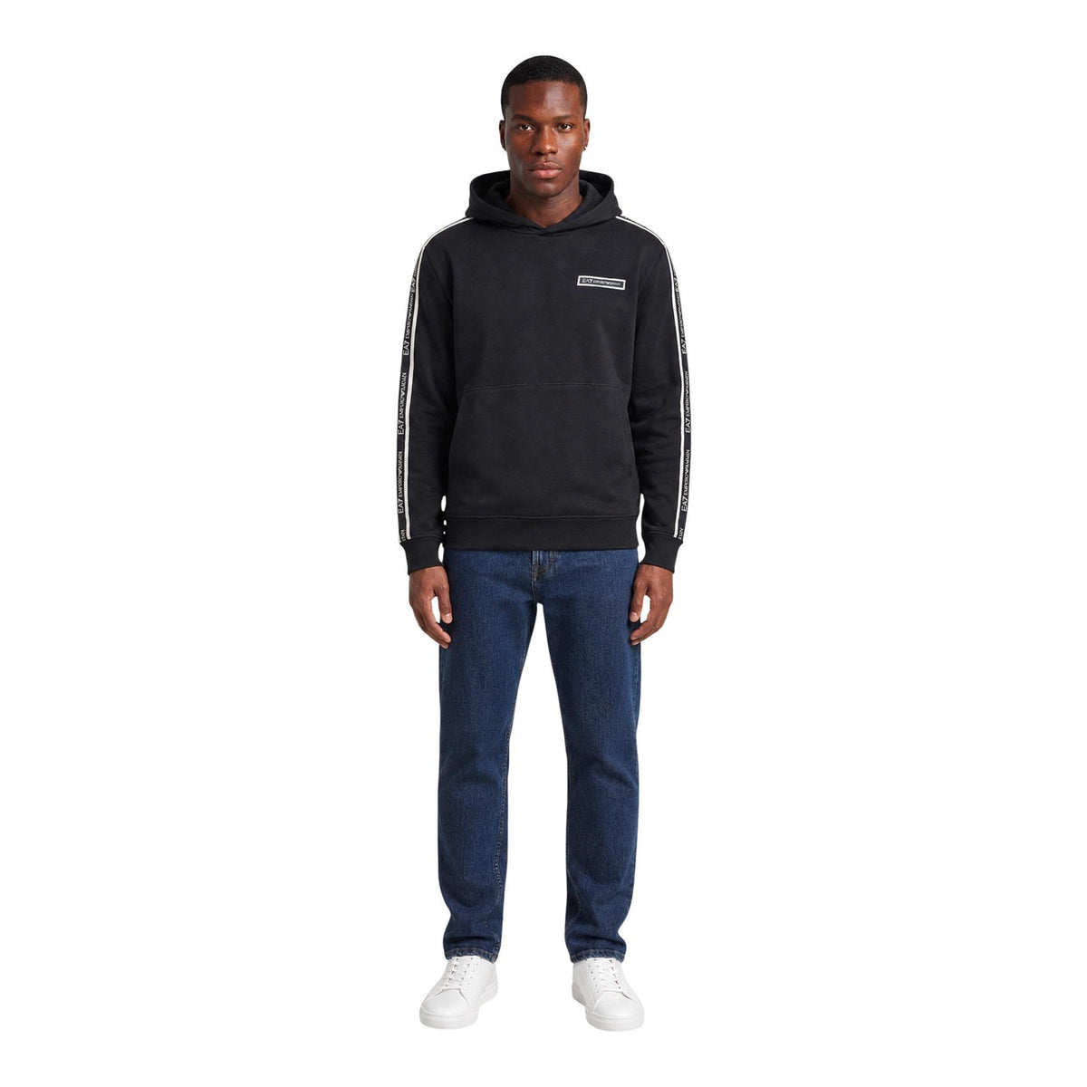 EA7 — Men’s black hoodie — view 4