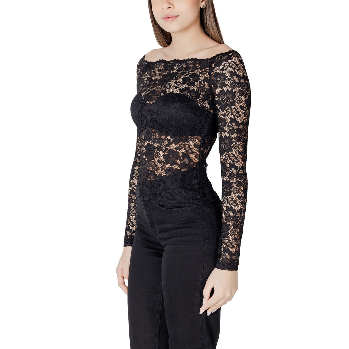 Morgan — blouse zwart voor dames — afbeelding 4