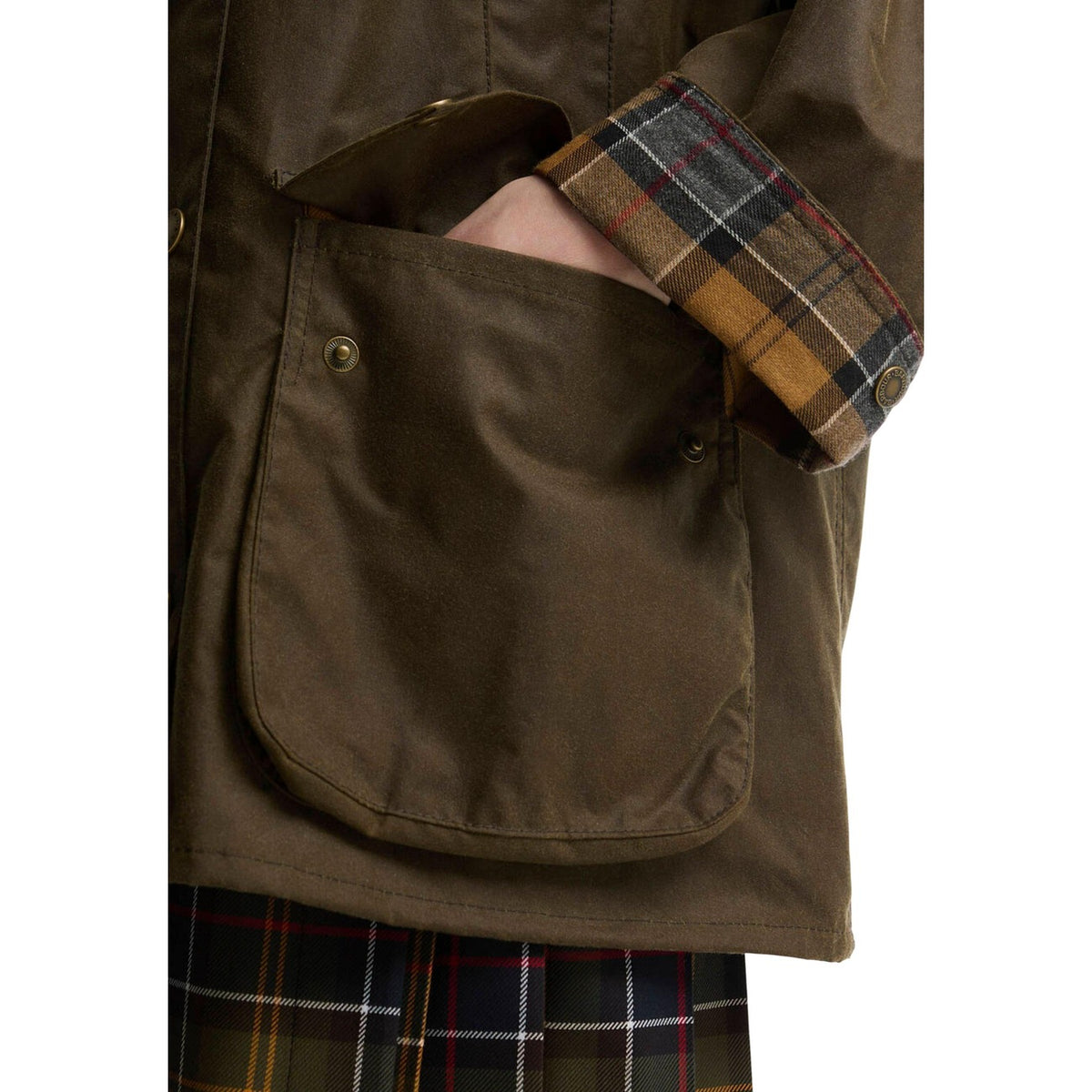 Barbour — Women's Bedale waxed jacket beige woman — view 5