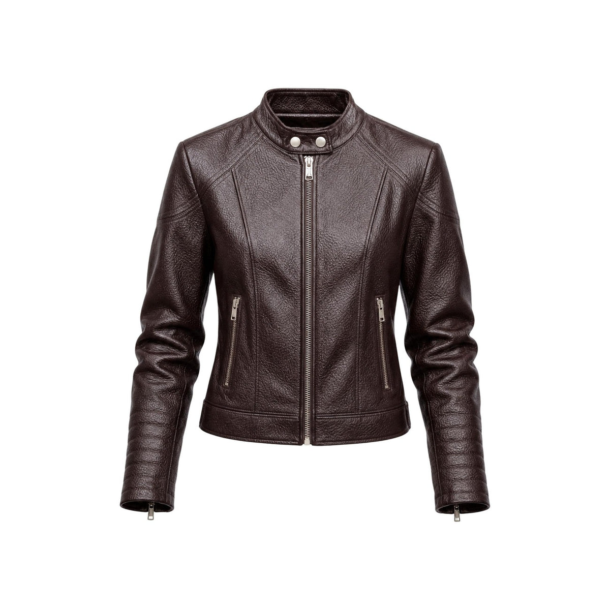 Guess — jas Marlene Caribou Pu M voor dames - kleur bruin — afbeelding 2