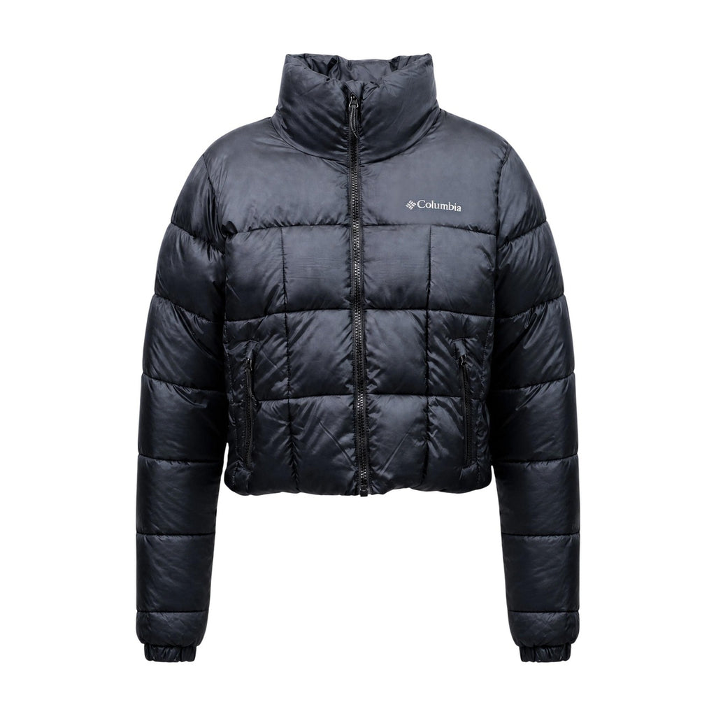 Columbia — Doudoune Puffect III Cropped noire femme — vue 2