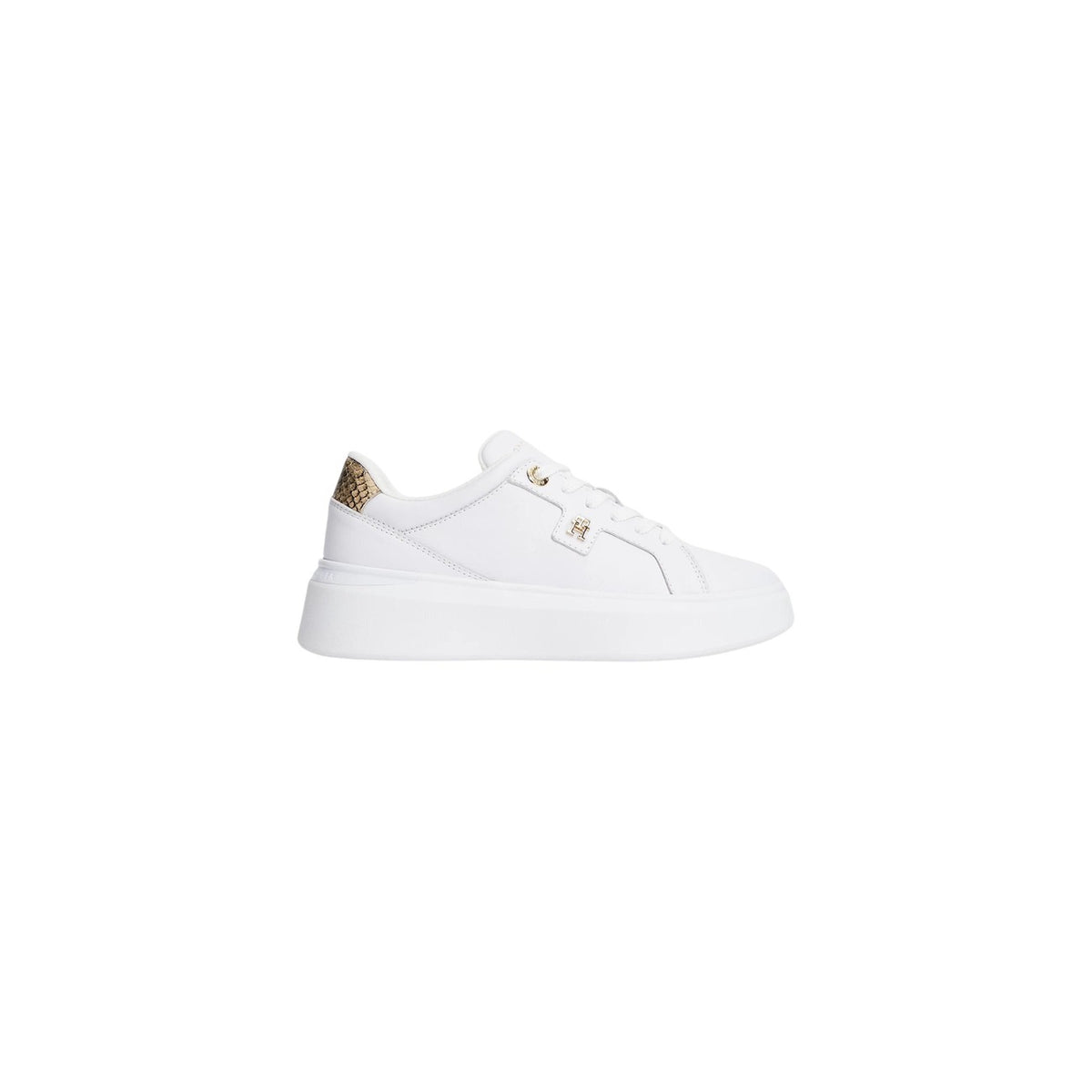 Tommy Hilfiger — Women’s white leather sneakers