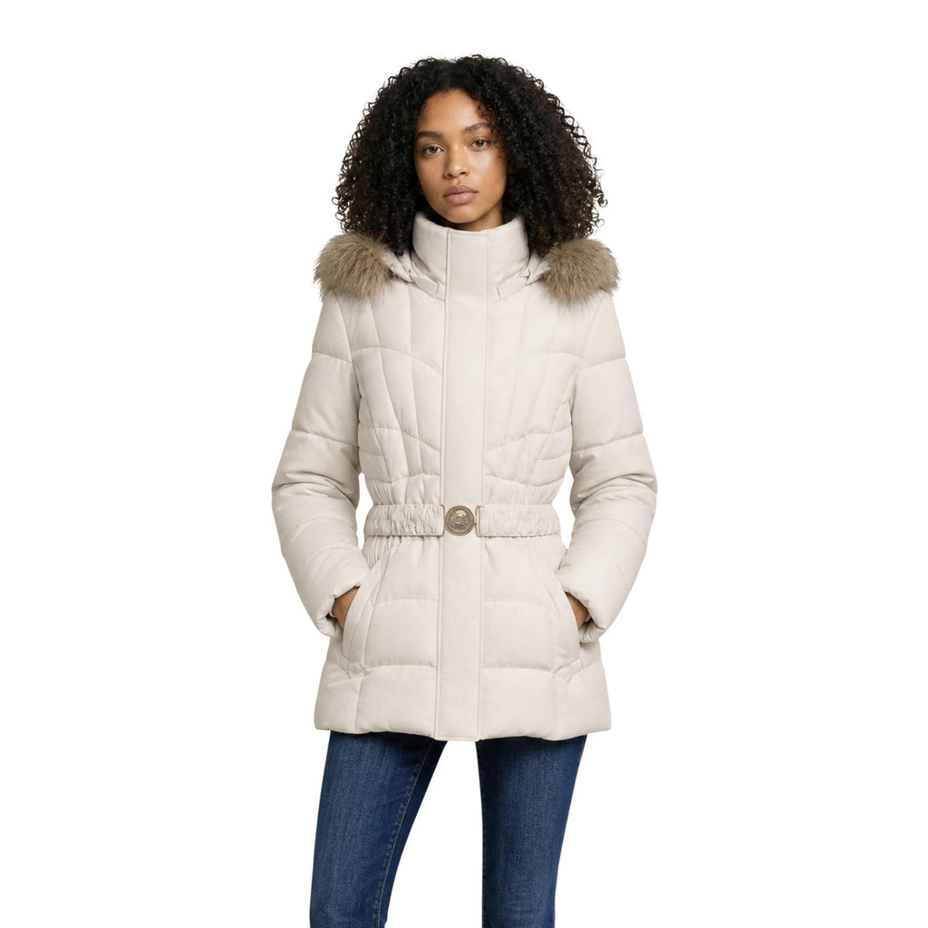 Guess — Doudoune courte New Marina beige femme