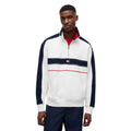 Tommy Jeans — Gestreifter weißer Zip-Hoodie für Herren