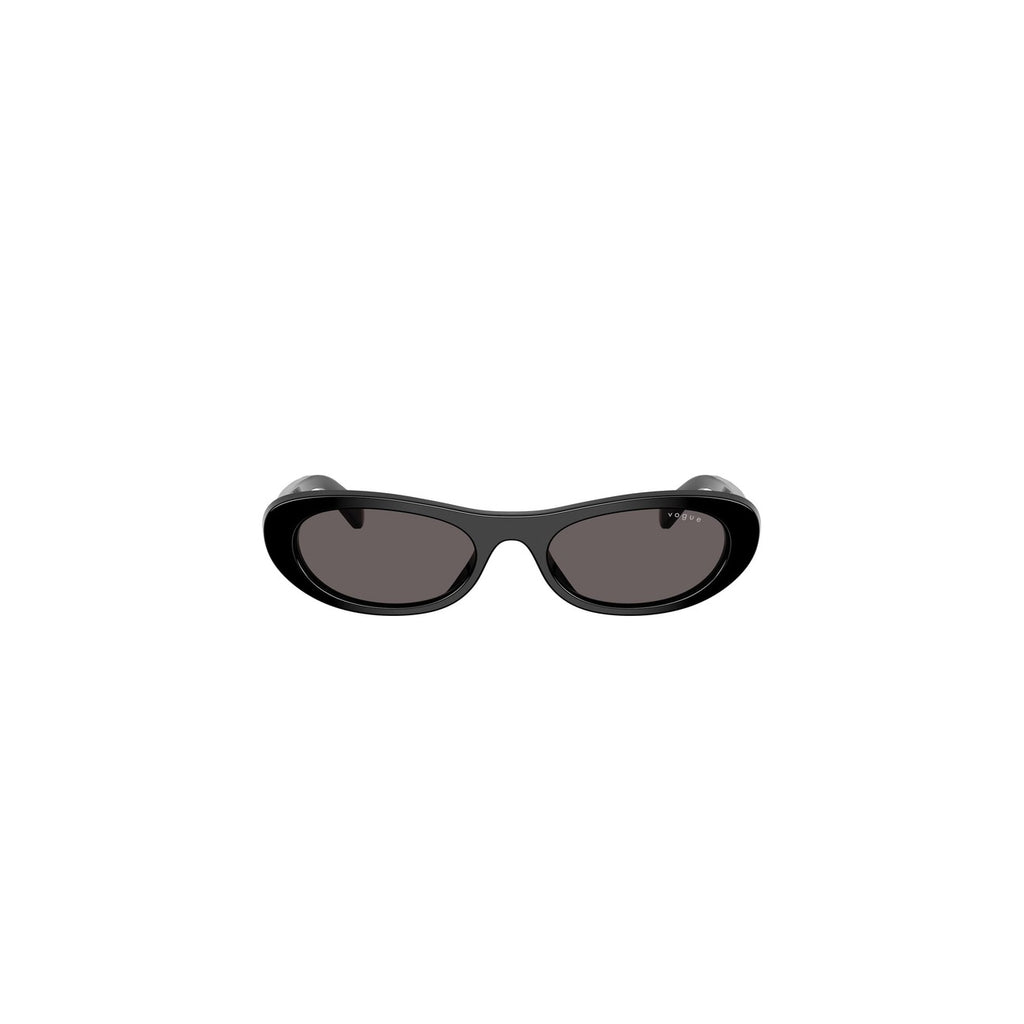 Vogue Eyewear — Ronde zonnebril van zwart acetaat voor dames — afbeelding 3