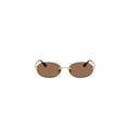 Vogue Eyewear — Ronde zonnebril van goudkleurig metaal voor dames