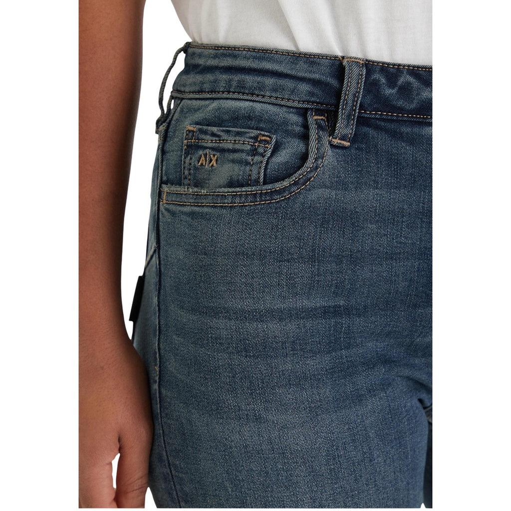 Armani Exchange — Dames stretch jeans blauw — afbeelding 4
