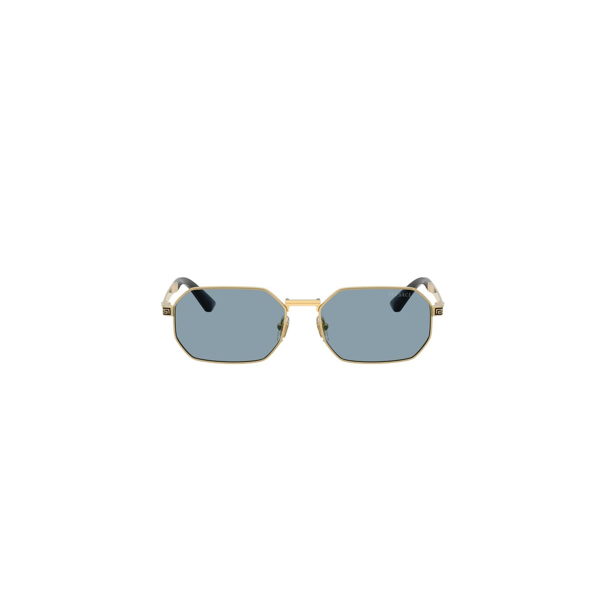Versace — Lunettes de soleil Rettangolare dorées homme