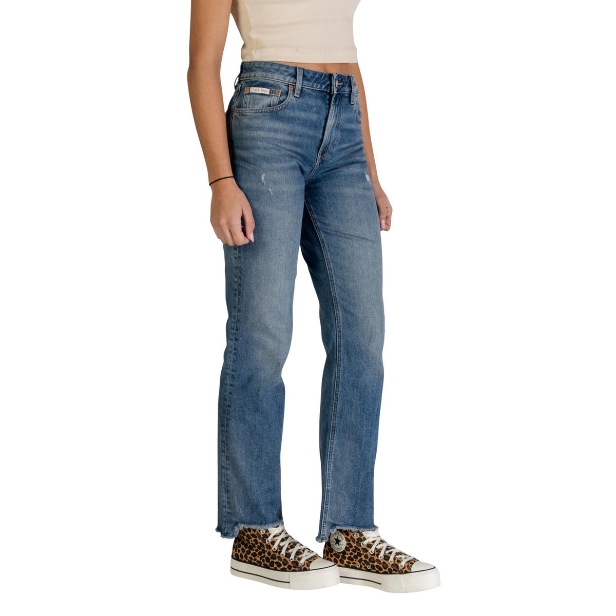 Calvin Klein Jeans — Women's azure blue stretch jeans LV047E788G — view 2