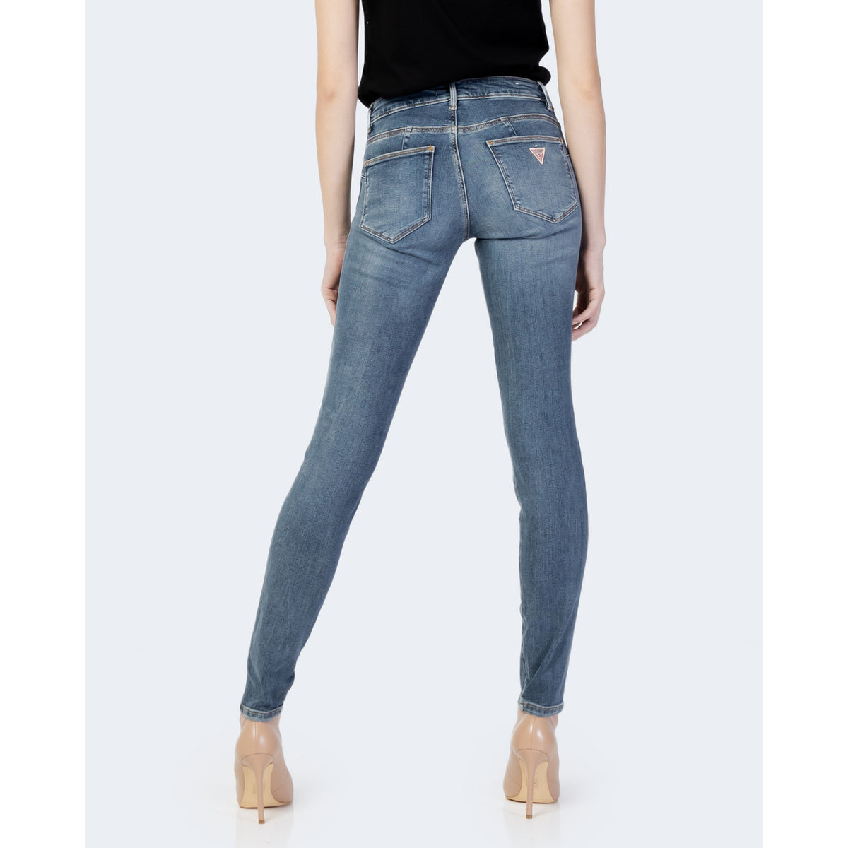 Guess — jeans W2yaj2d4q02 voor dames - kleur blauw — afbeelding 4
