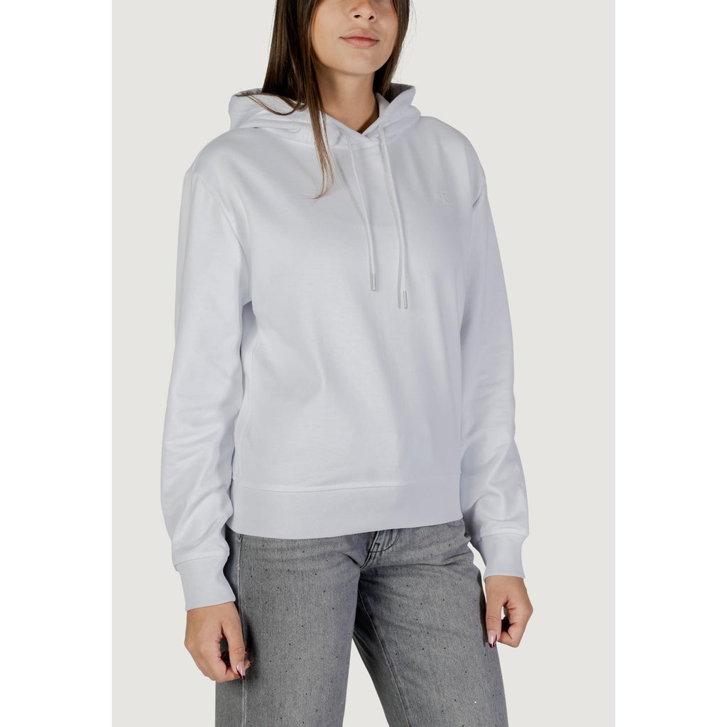 Calvin Klein Jeans — Damen-Kapuzenpullover LV047C224G weiß — Ansicht 5