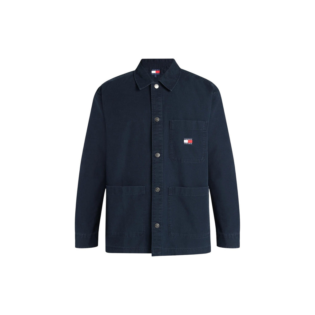 Tommy Jeans — Blauw overhemd van biologisch katoen met zakken voor heren — afbeelding 4