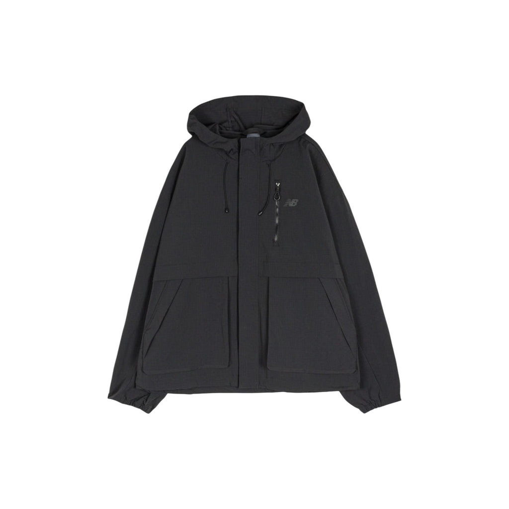 New Balance — Veste réf. MJ61W92NBK col montant manches longues noir homme — vue 3