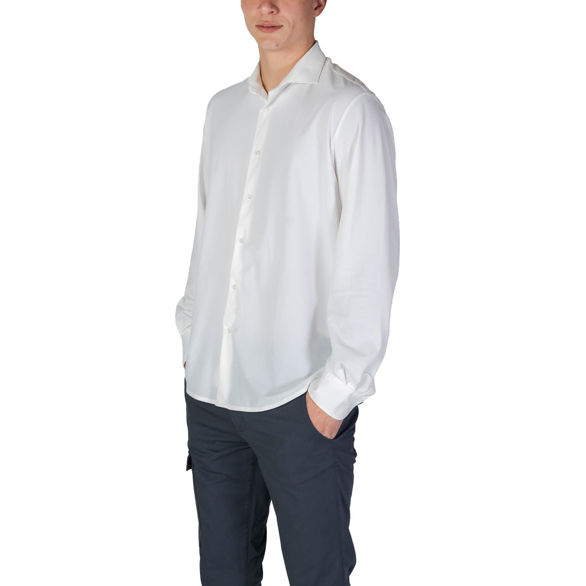 Fashion Brand — Chemise blanc homme — vue 3
