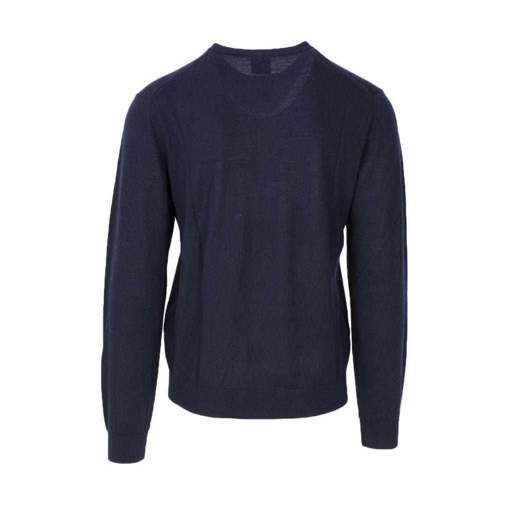 Armani Exchange — Men's blue 8NZM3A wool blend sweater — view 2
