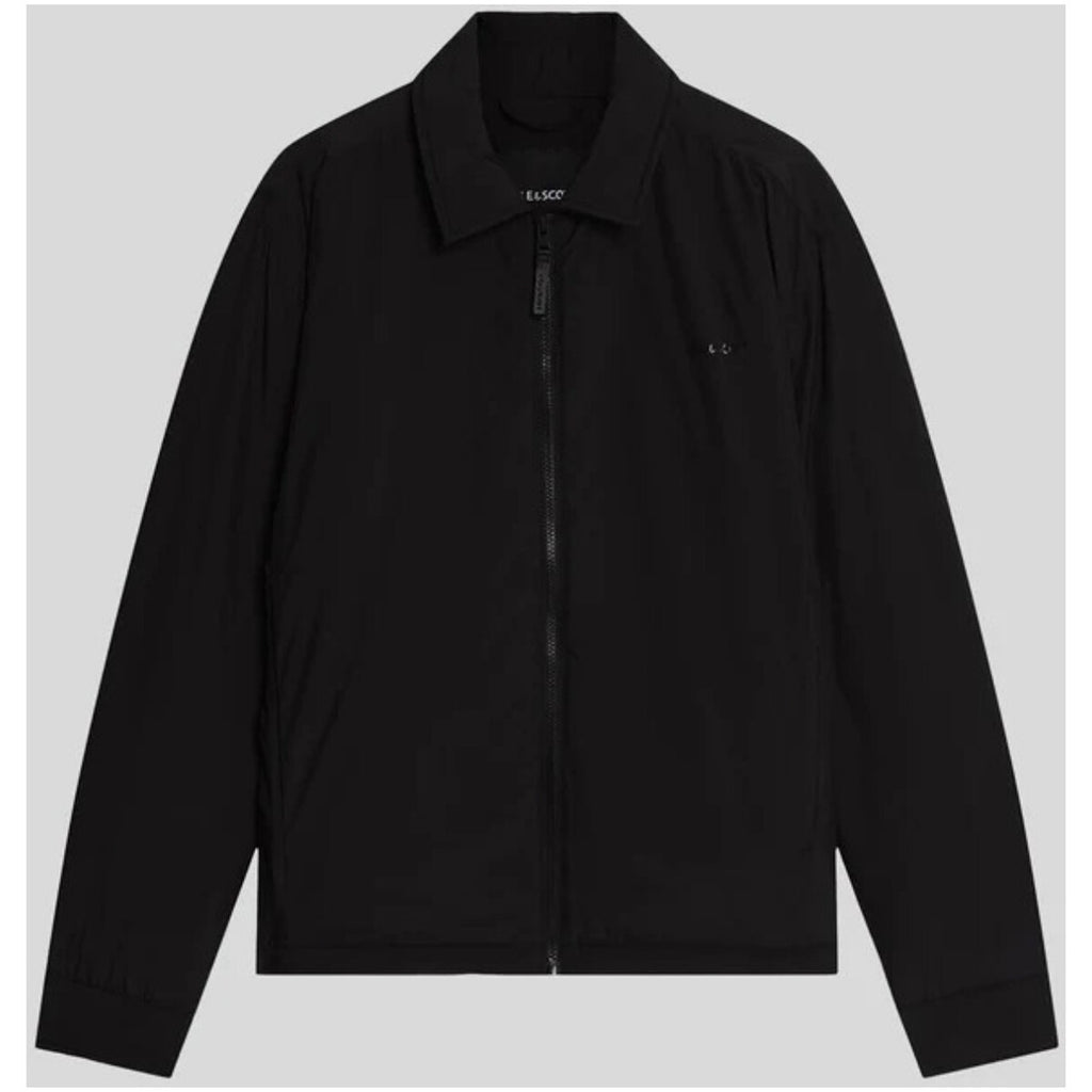 Lyle & Scott — Veste zippée noire homme — vue 3
