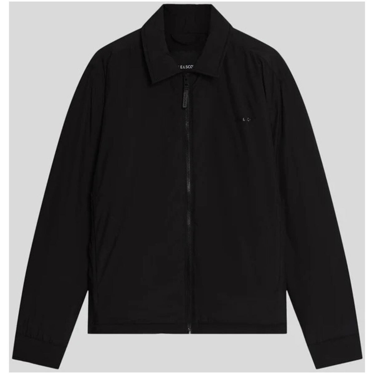 Lyle & Scott — Veste zippée noire homme — vue 3