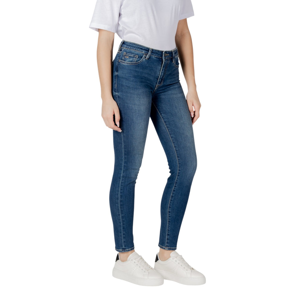Armani Exchange — Jean stretch XW000123 bleu clair femme — vue 4