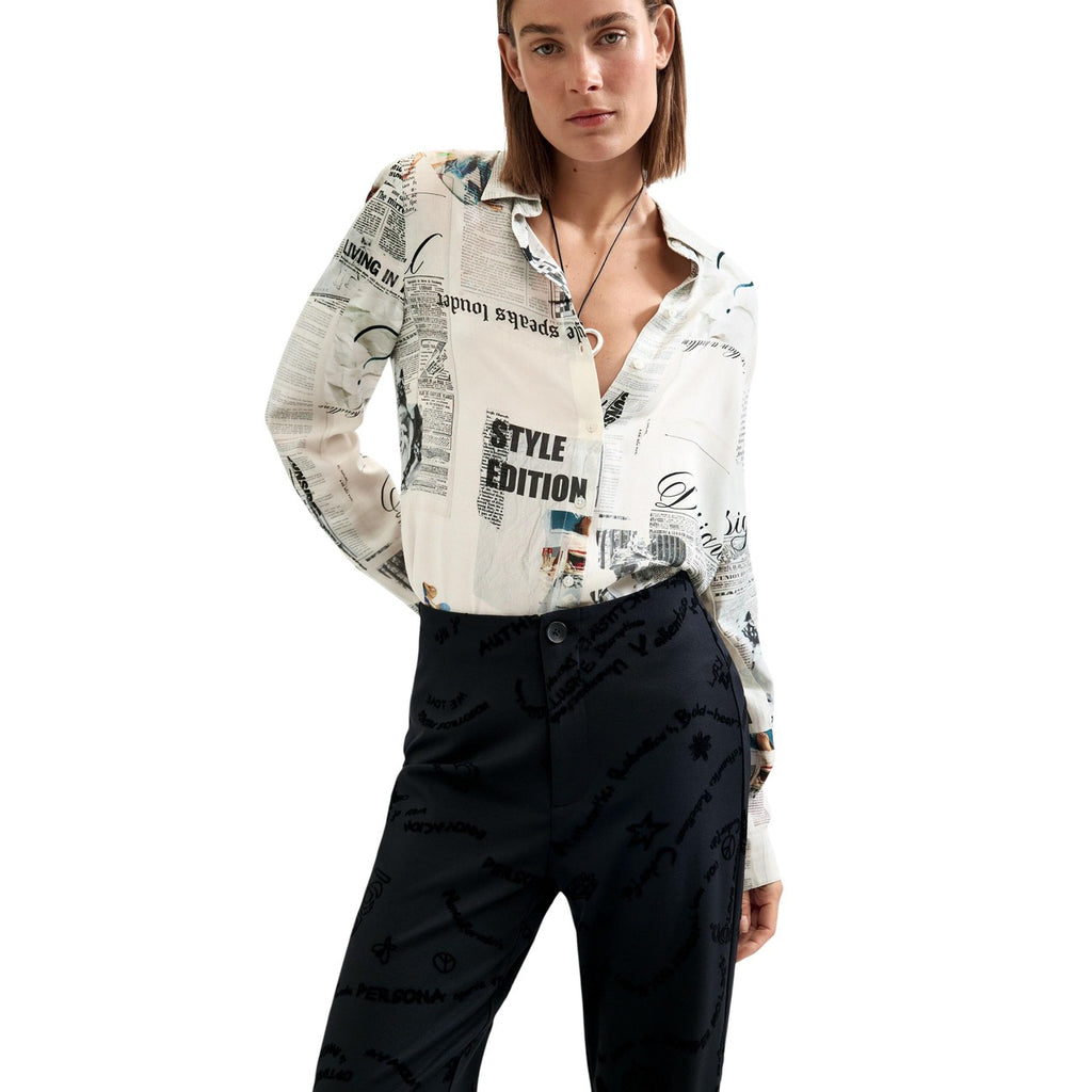 Desigual — Pantalon Michelle noir femme — vue 2