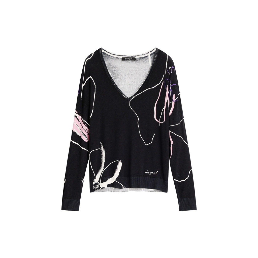 Desigual — Pull Femnaif noir femme — vue 5