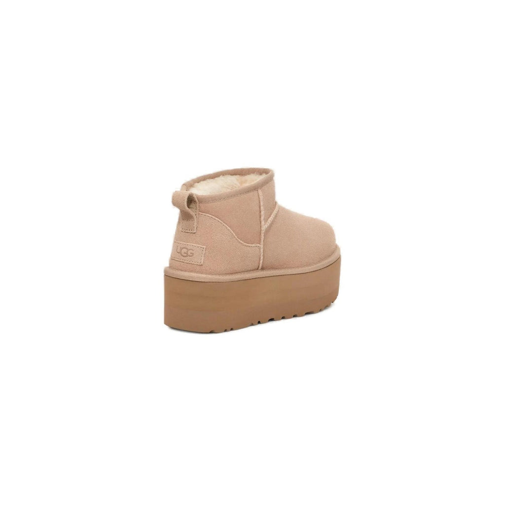UGG — Classic Ultra Mini Platform boots beige woman — view 5