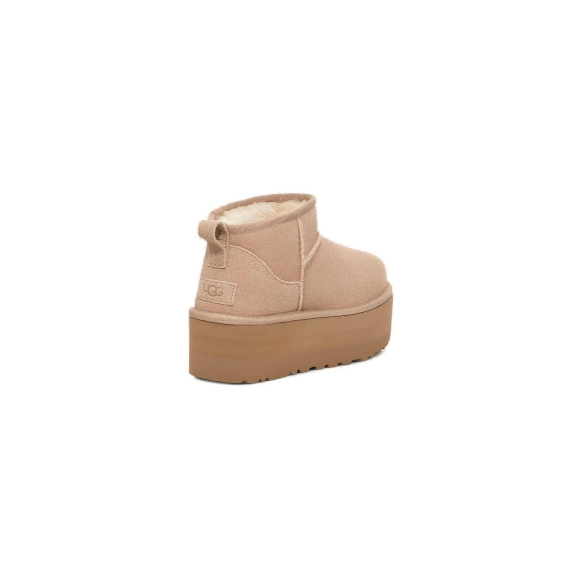 UGG — Bottes Classic Ultra Mini Platform beige femme — vue 5