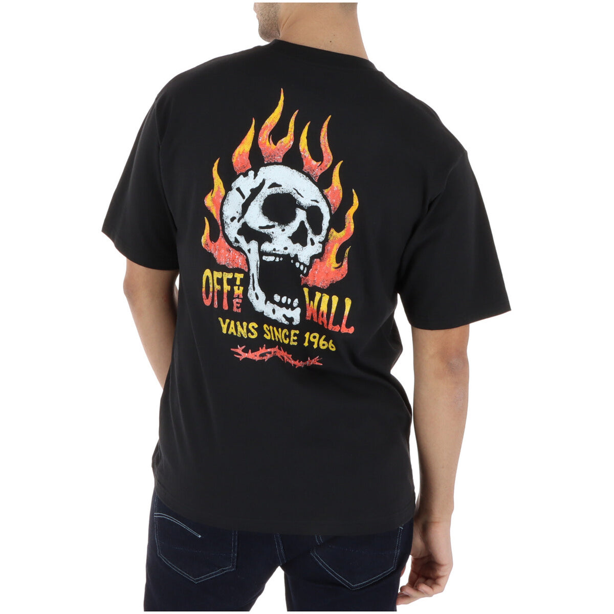 Vans — Herren-T-Shirt VW0BLK1 schwarz — Ansicht 2