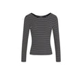 Morgan — Damen-Pullover mit Rundhalsausschnitt, schwarz