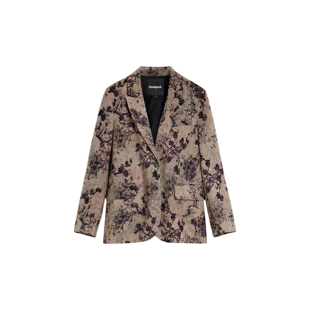 Desigual — Beige damesjas Cherrie — afbeelding 5