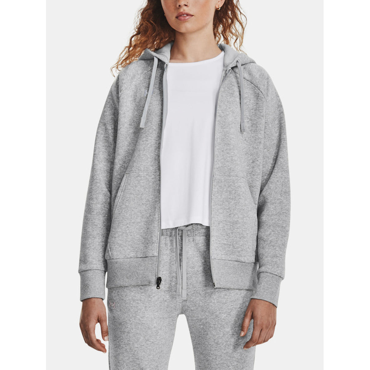 Under Armour — Women's zipped hoodie — view 3 — Gray