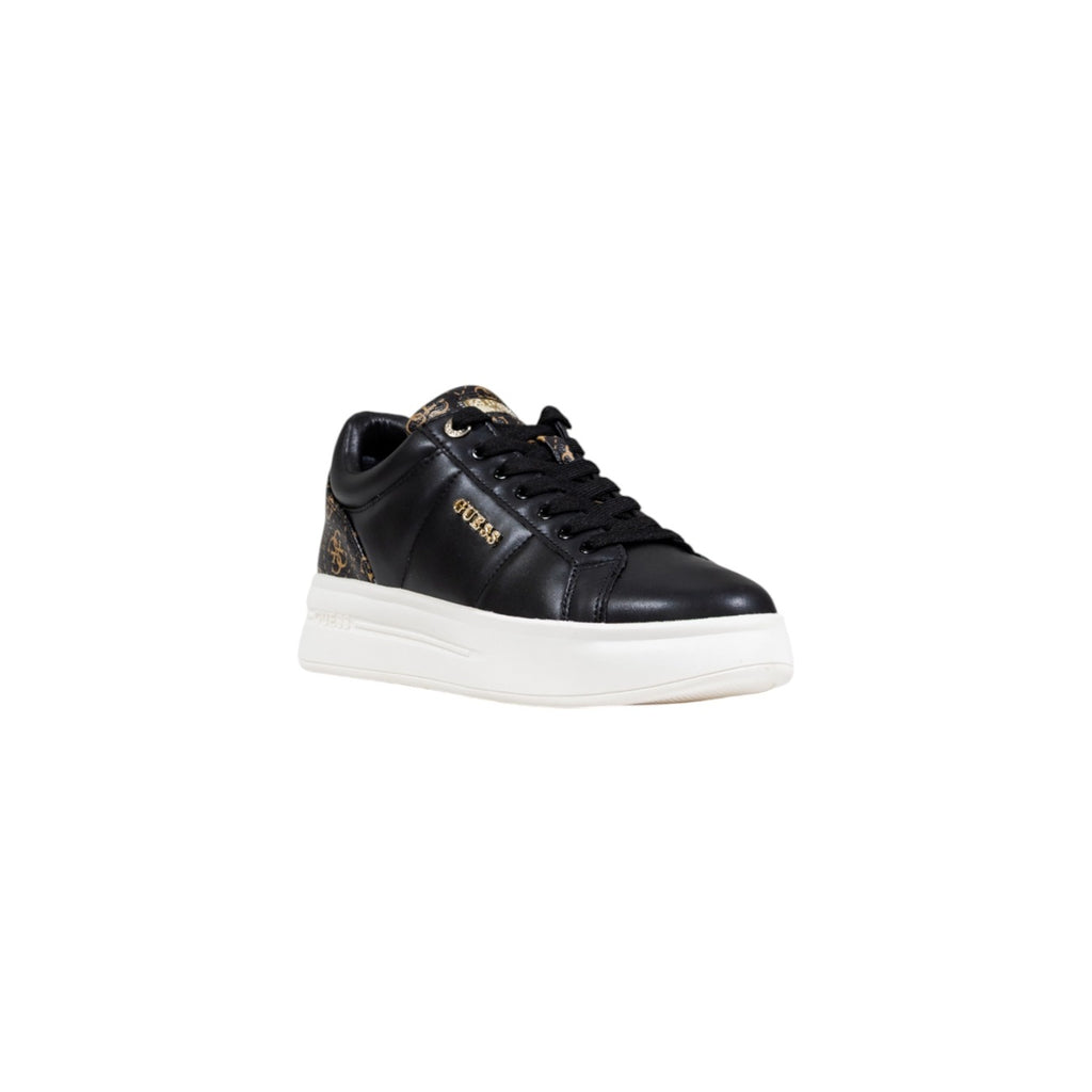 Guess — Women's Flfwll Pel12 sneakers - black color — view 2